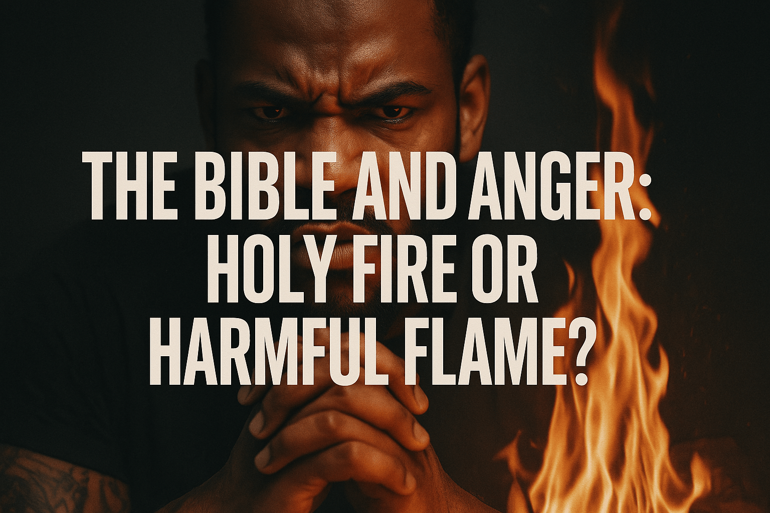 The Bible and Anger: Holy Fire or Harmful Flame? - Native Supply