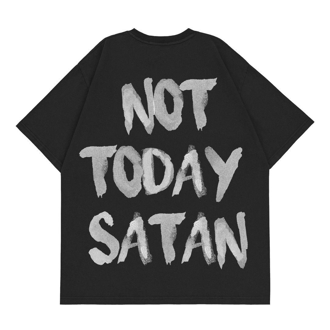 HGA Not Today Satan Fashion Fit Tee (Black)