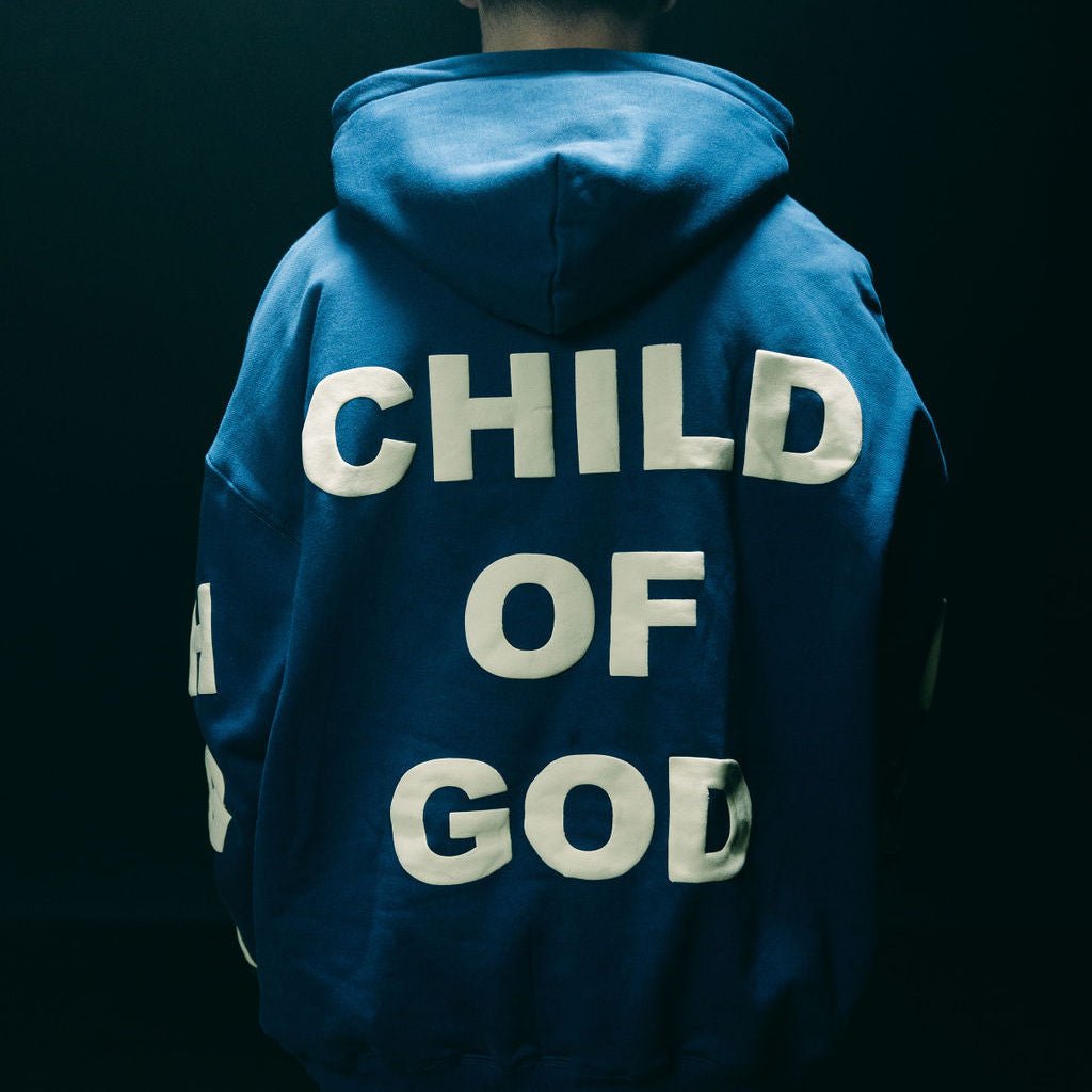 Child of God Hoodie (Blue) - Hoodie