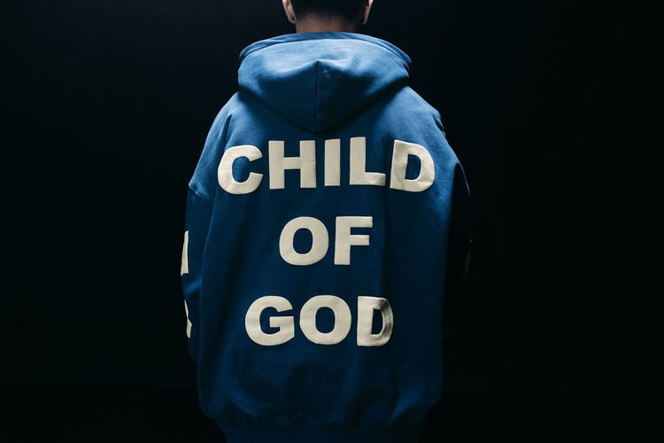 Child of God Hoodie (Blue) - Hoodie