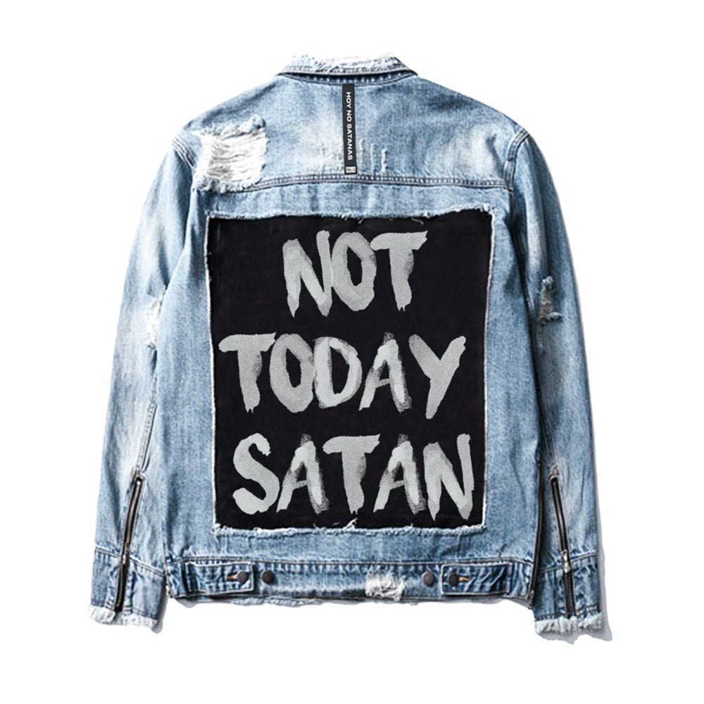 HGA Not Today Satan Blue Denim Jacket – Native Supply