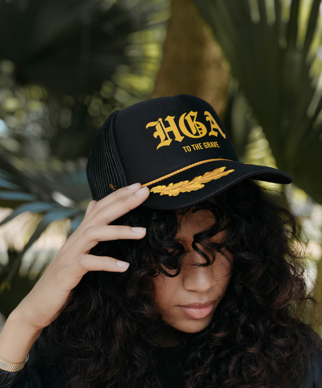 HGA to the Grave - (Gold/Black) Trucker Hat -