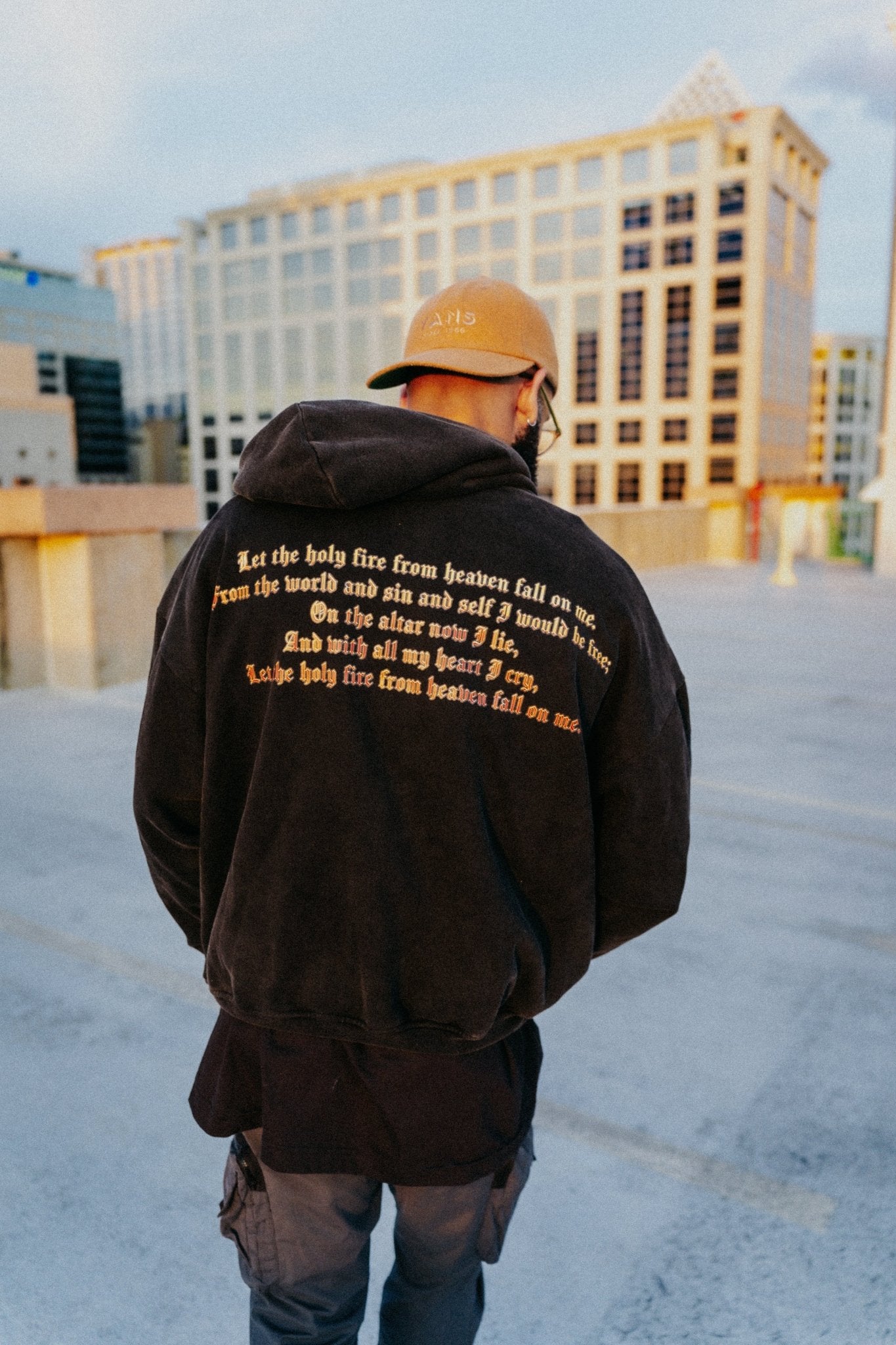 Holy Fire Hoodie (Black) -