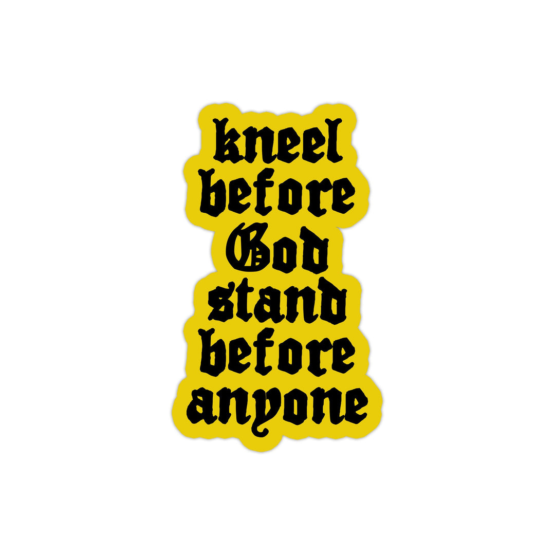 Kneel Before God - Sticker -