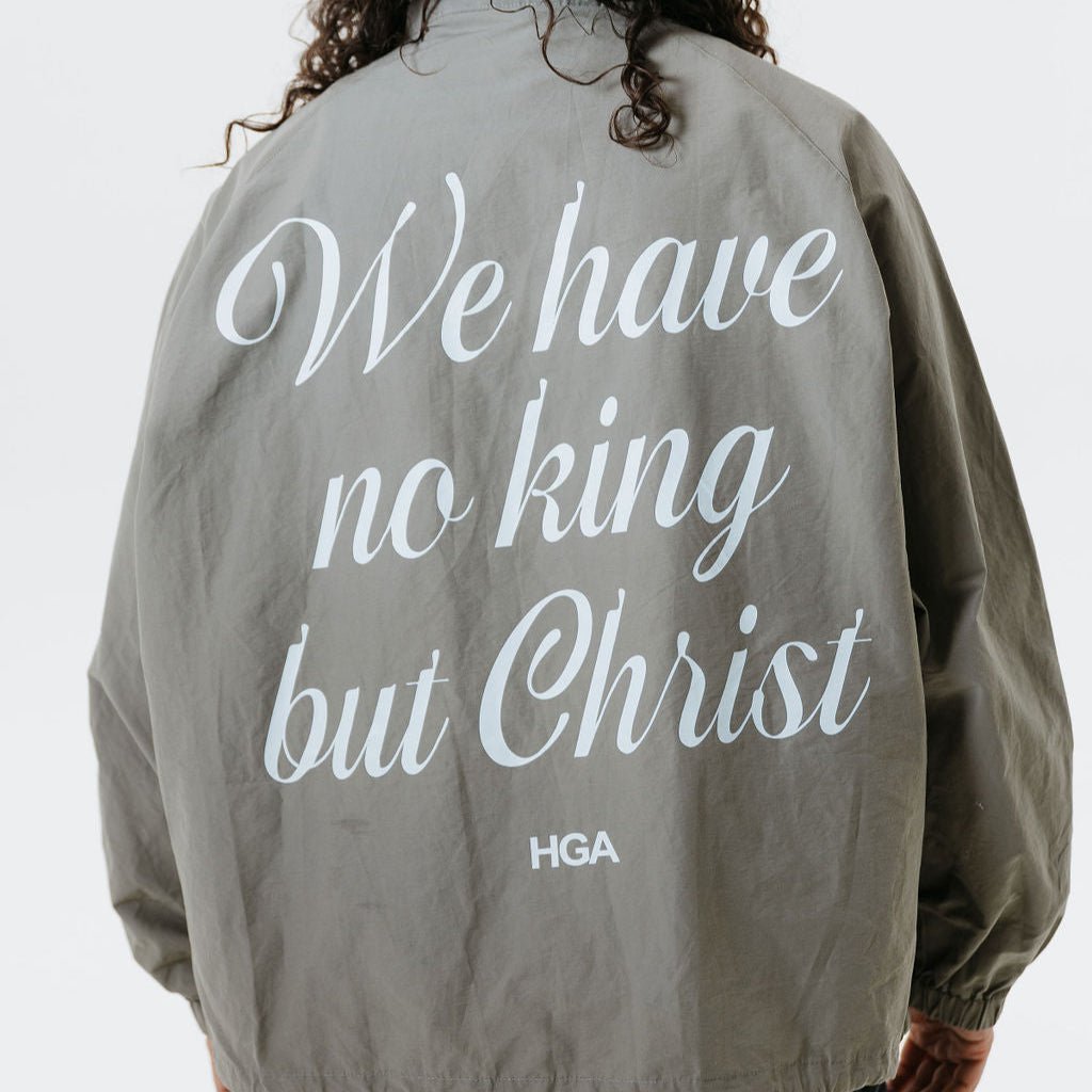 No Other King Pullover (taupe) - Windbreaker