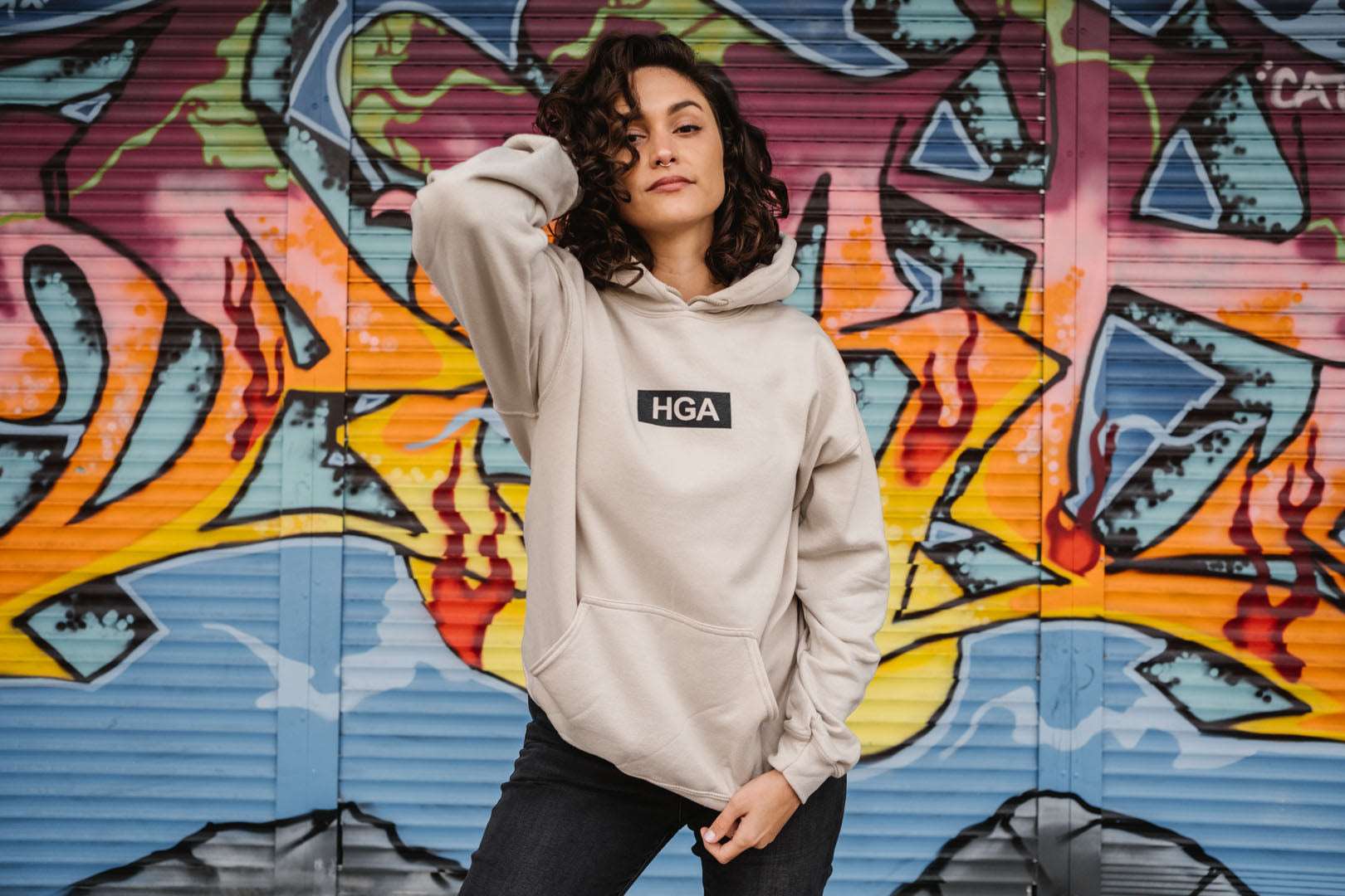 HGA He is King Sand Hoodie - Hoodie