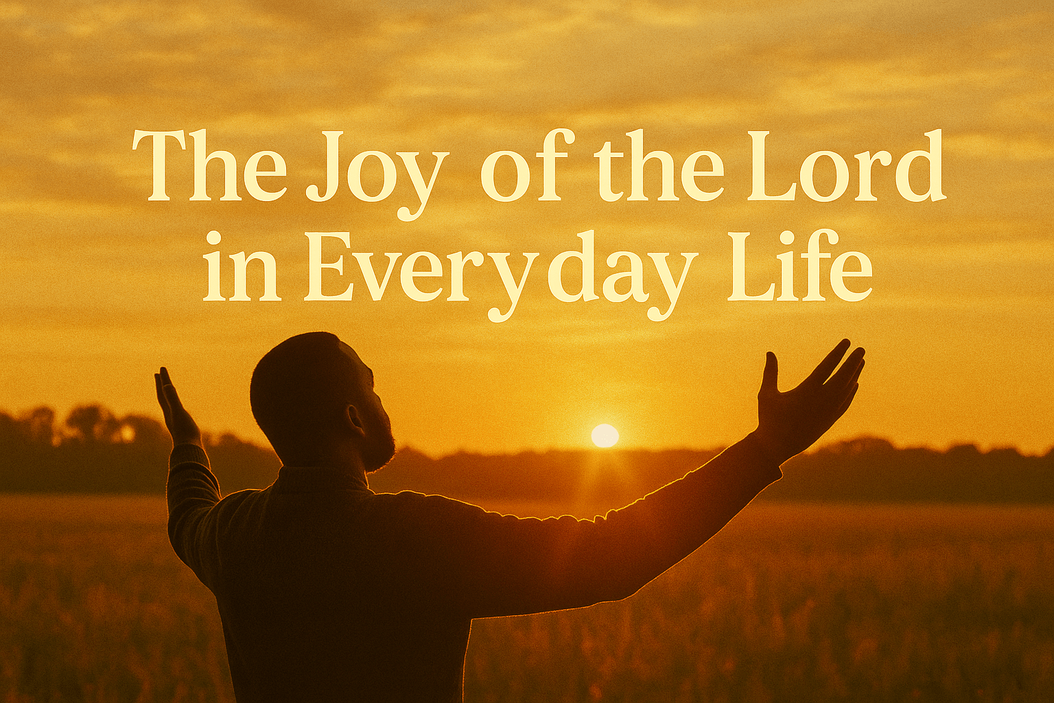 The Joy of the Lord in Everyday Life - Native Supply
