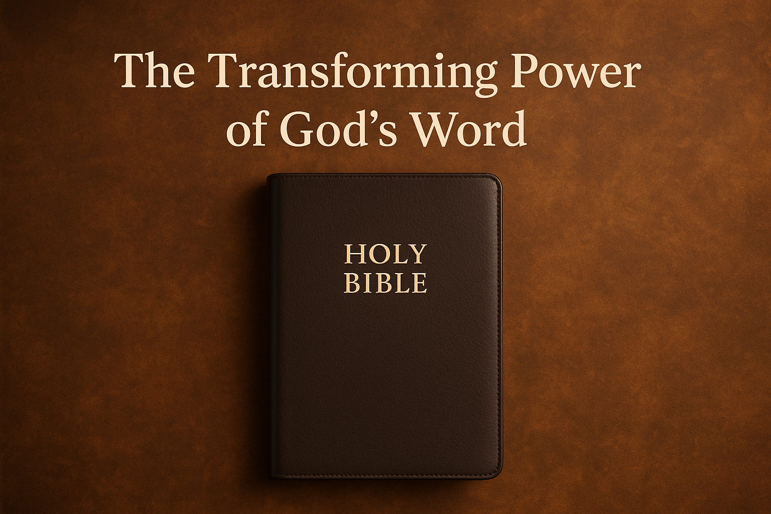 The Transforming Power of God’s Word - Native Supply