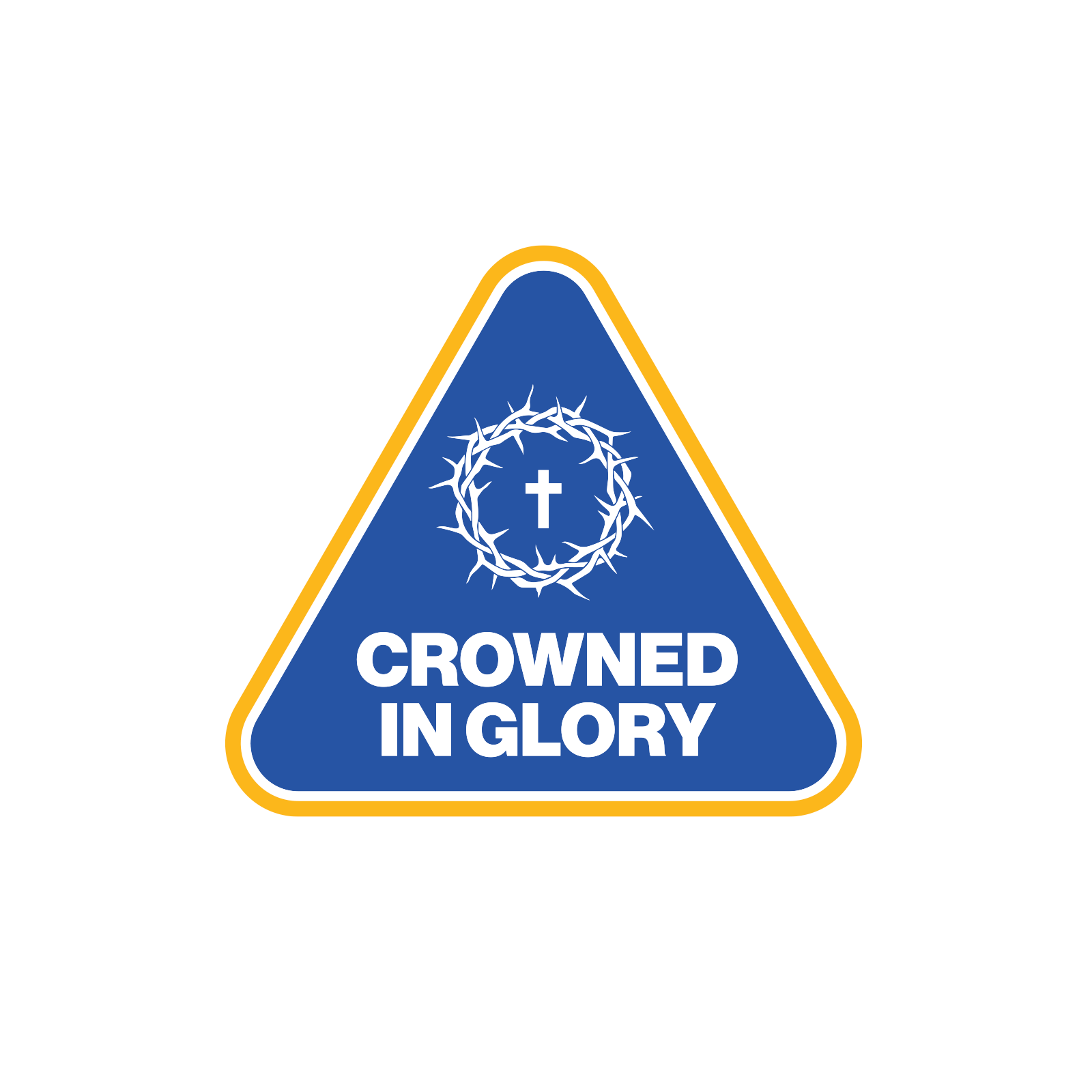 Crowned in Glory sticker - Sticker