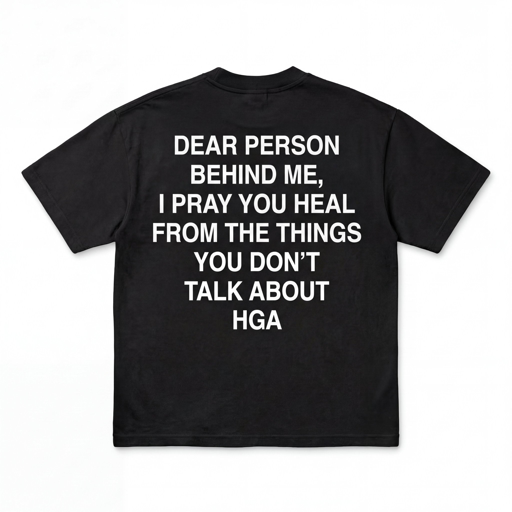 Dear Person Behind Me 'Heal' - Tee (Black) - Shirt