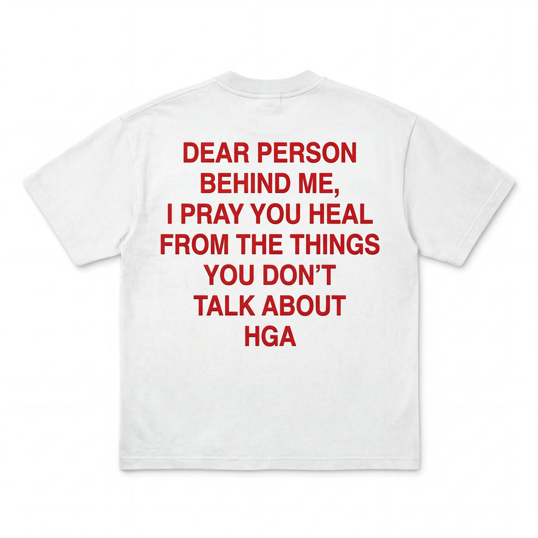 Dear Person Behind Me 'Heal' - Tee (White) - Shirt