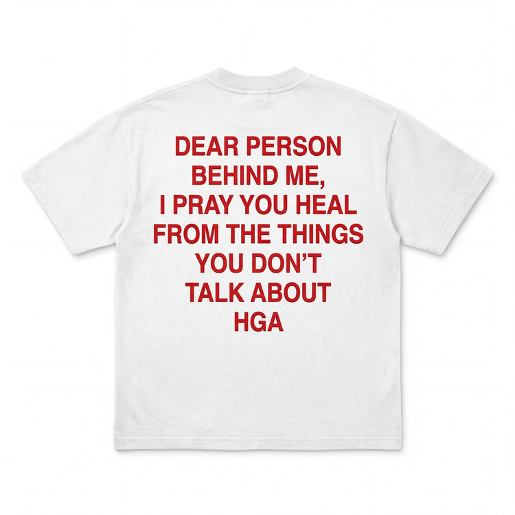 Dear Person Behind Me 'Heal' - Tee (White) - Shirt