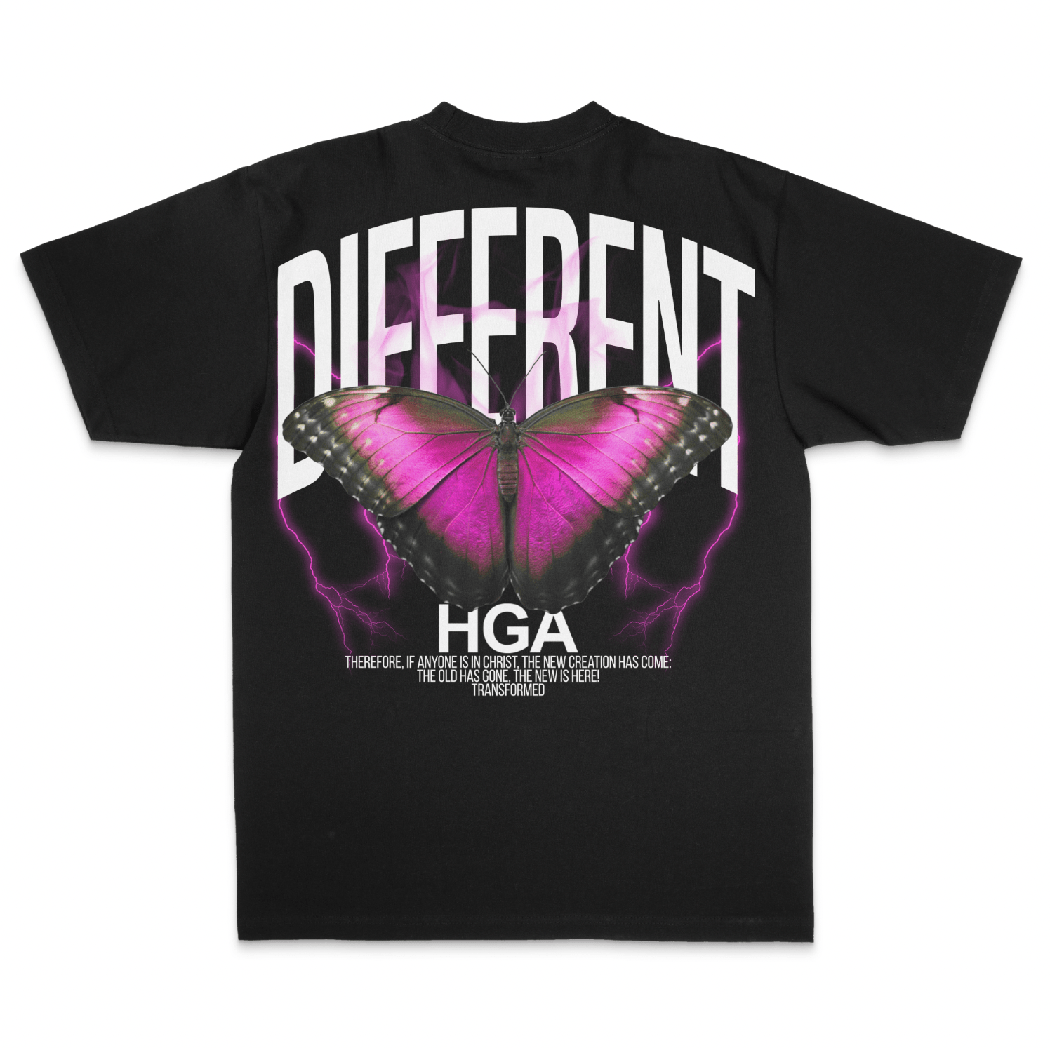 Different Pink Butterfly Tee - 