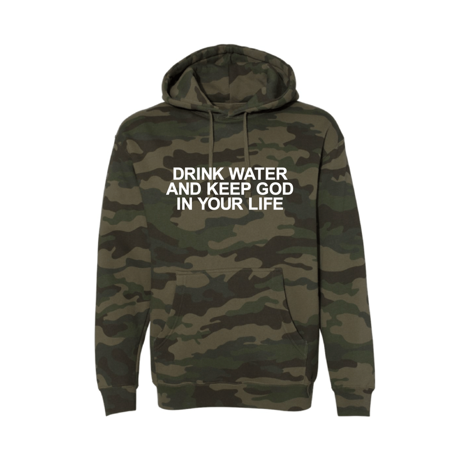 Drink Water Camo Hoodie - 
