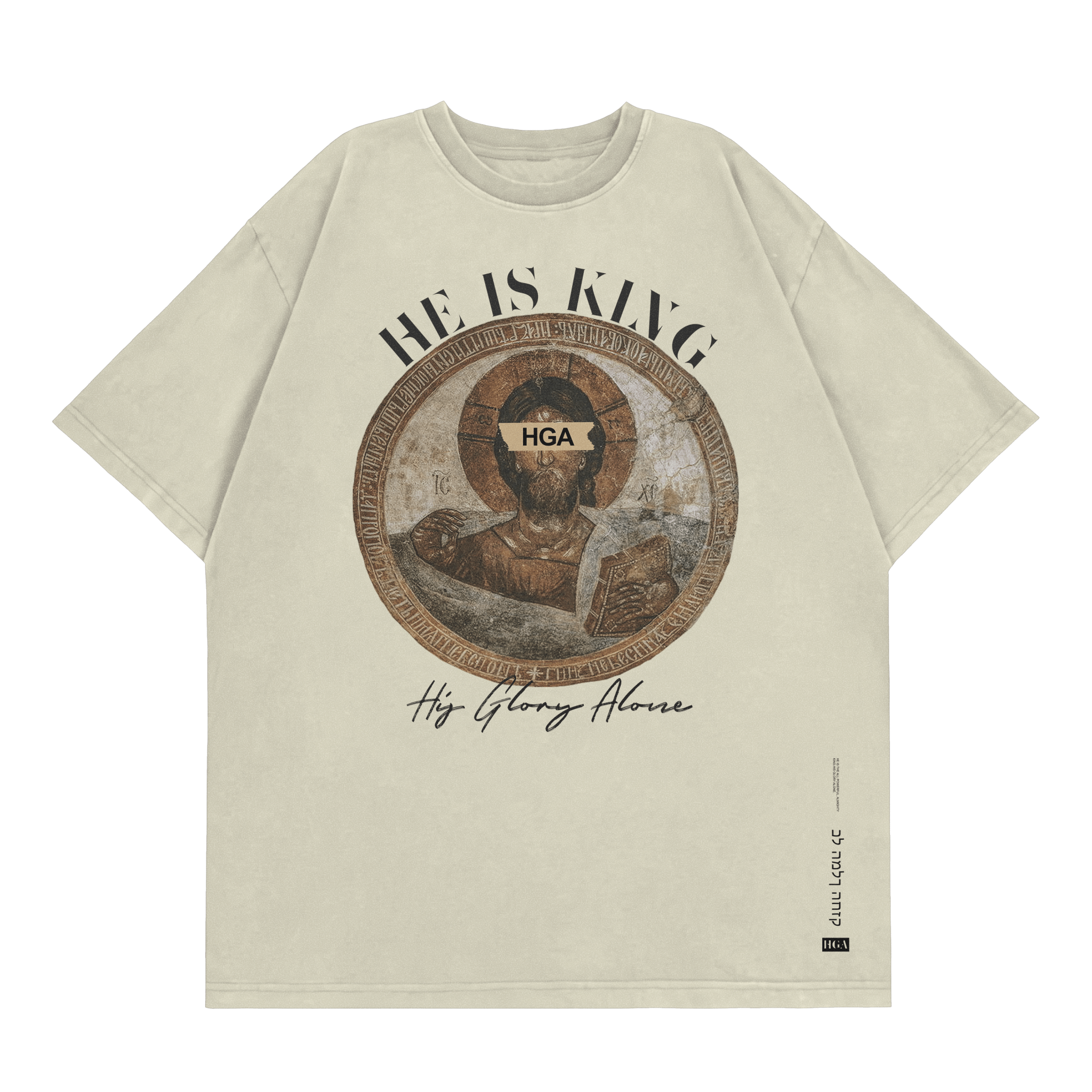 He is King Fashion Fit tee - Shirt