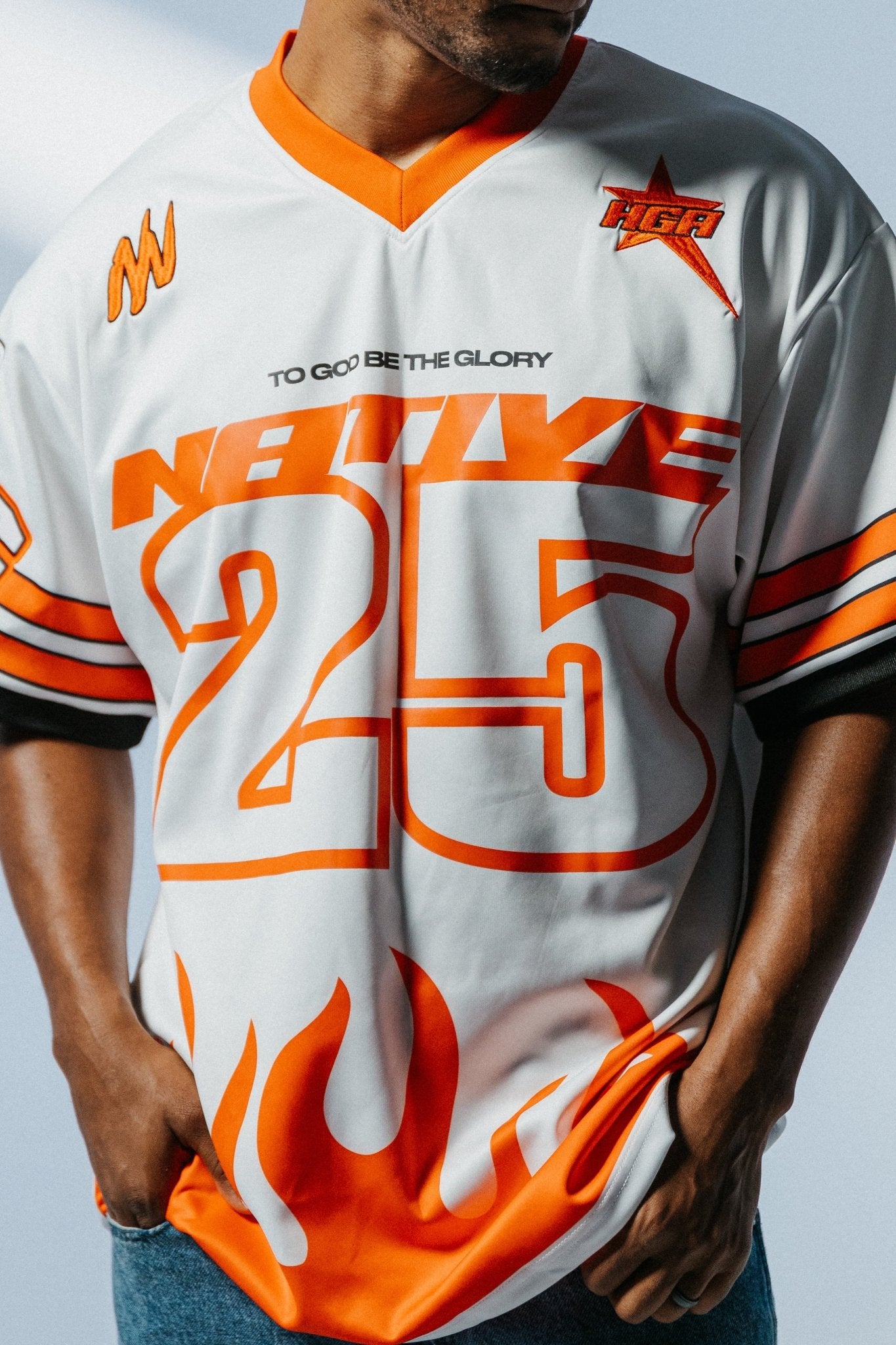 HGA '25 Motocross Jersey (White/Red) - Jersey