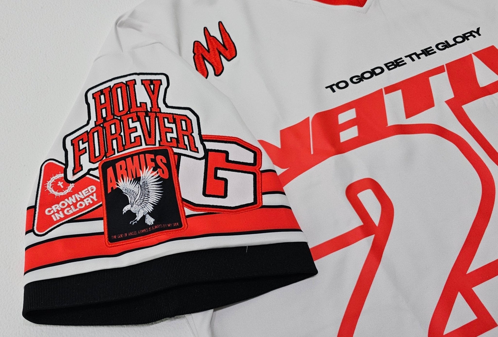 HGA '25 Motocross Jersey (White/Red) - Jersey