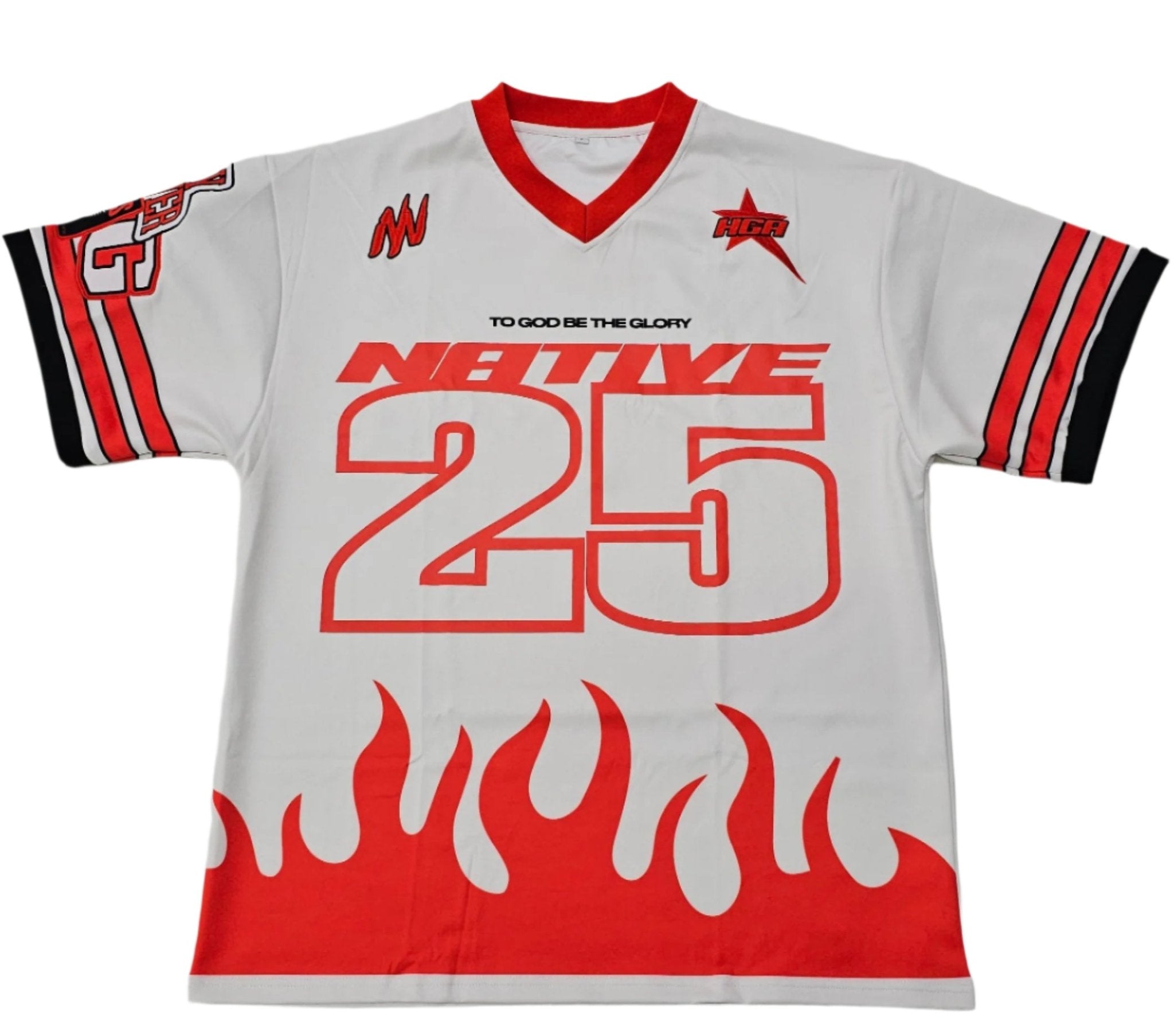 HGA '25 Motocross Jersey (White/Red) - Jersey