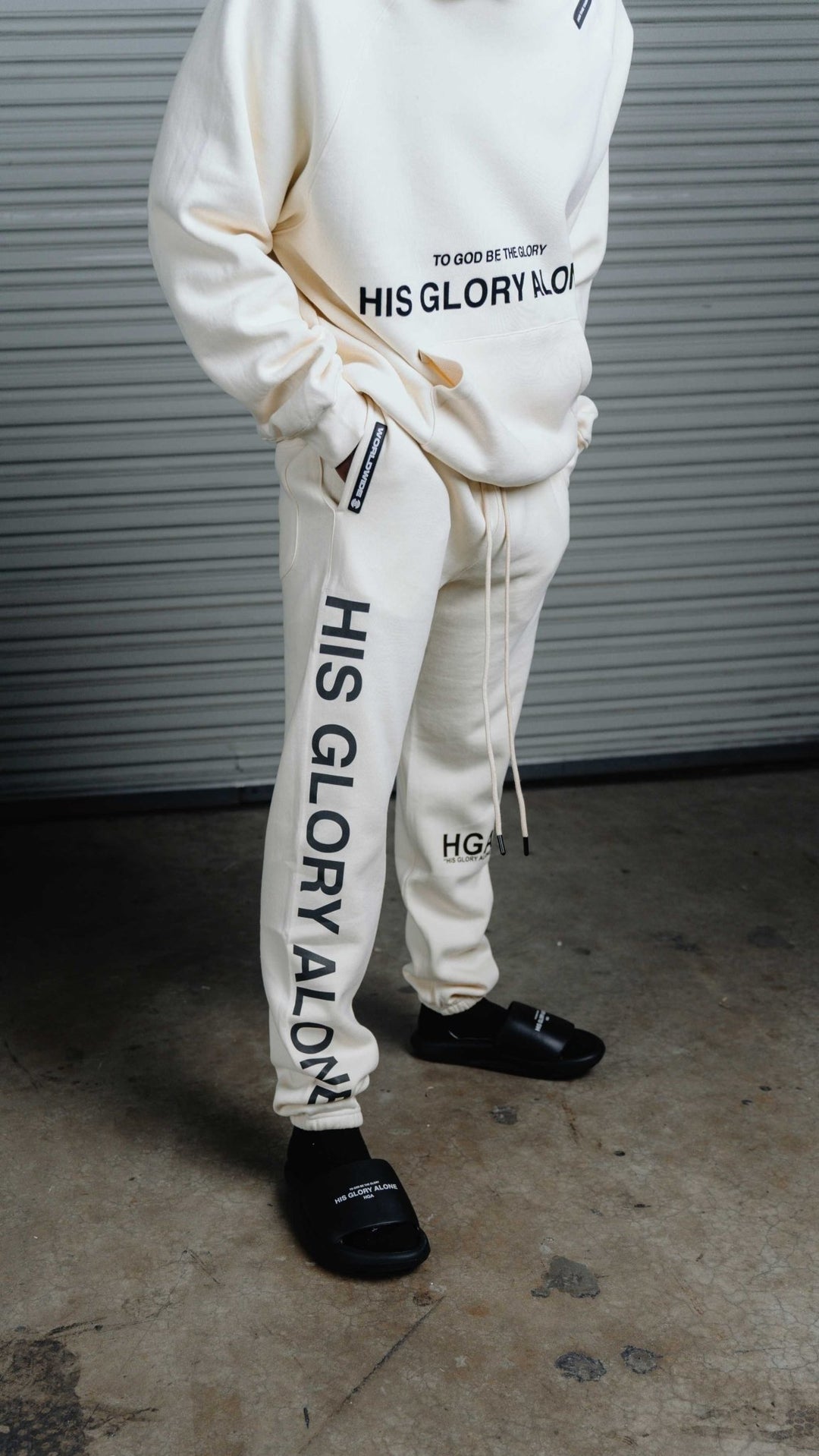 HGA Comfort Sweatpants (Cream) - 