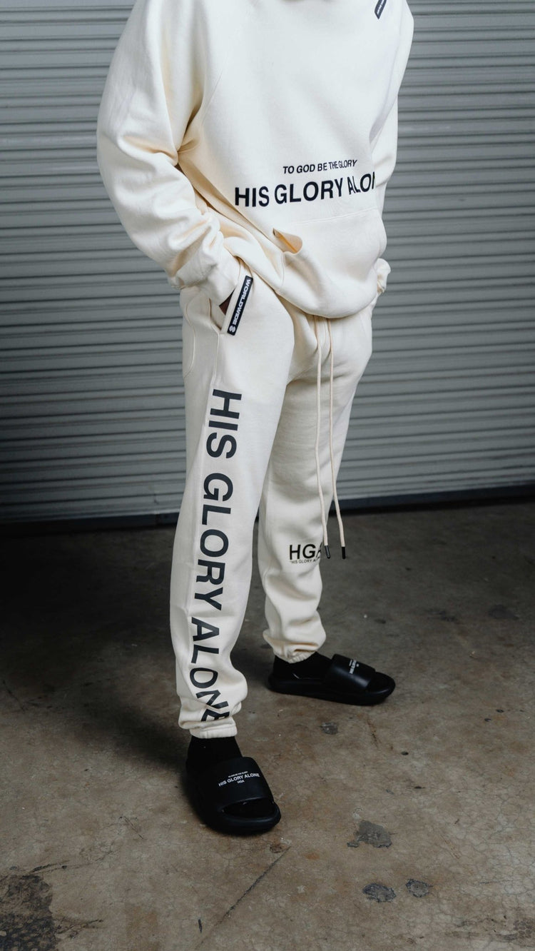 HGA Comfort Sweatpants (Cream) - 