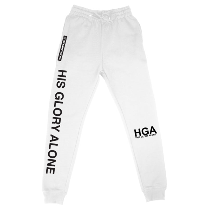 HGA Comfort Sweatpants (White) - 
