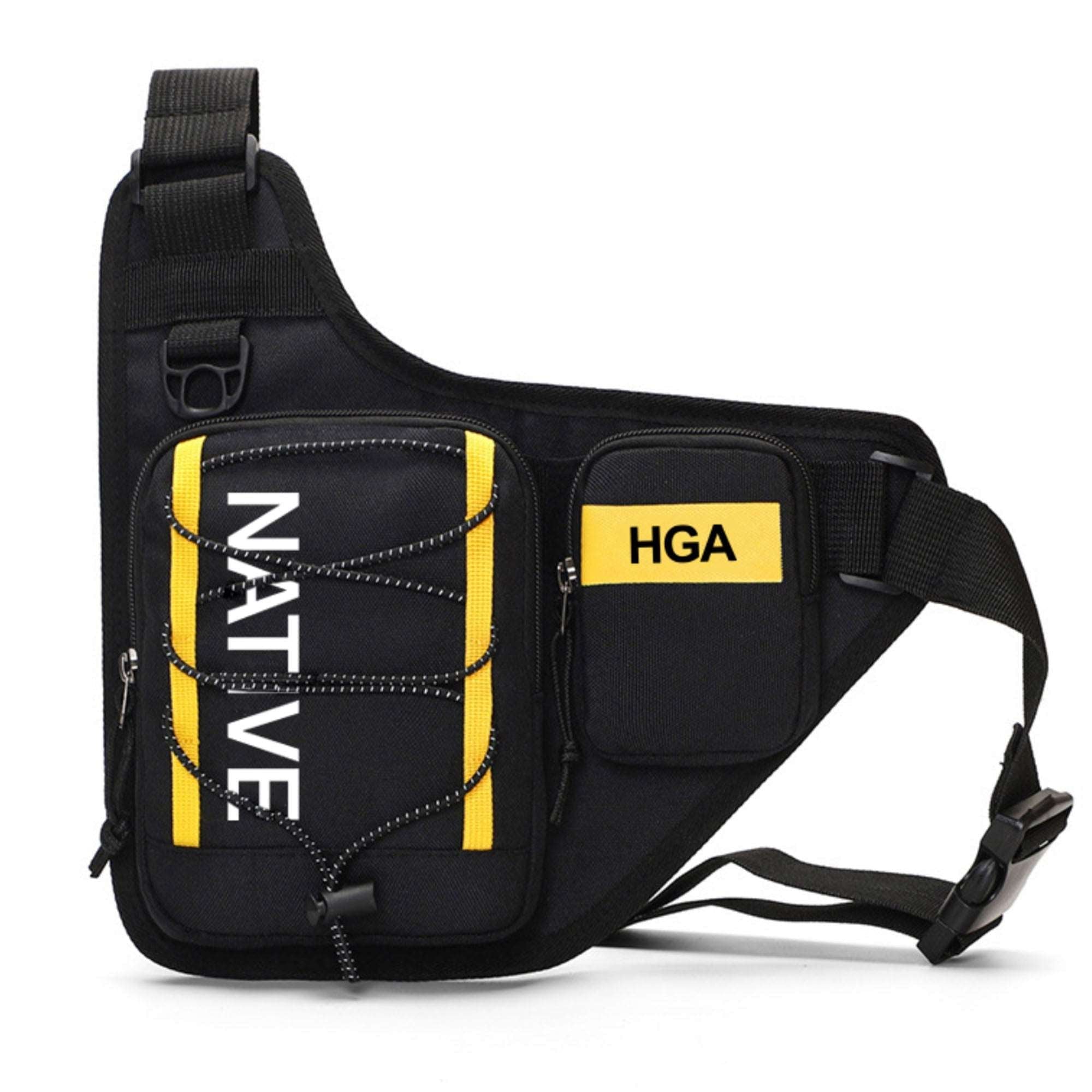 HGA Cross Body Bag (Black) - 