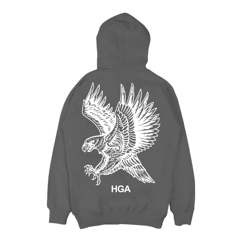 HGA Eagle Comfort Hoodie - (Charcoal) - Hoodie