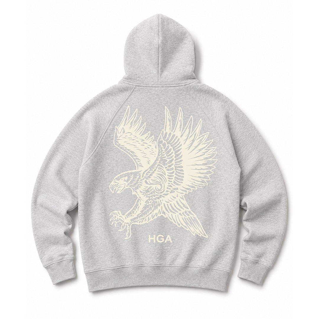 HGA Eagle Comfort Hoodie - (Grey) - Hoodie