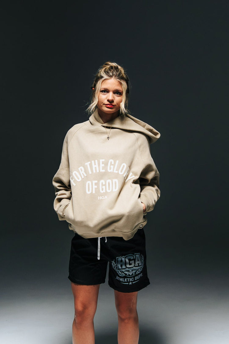 HGA Eagle Comfort Hoodie - (Tan) - Hoodie