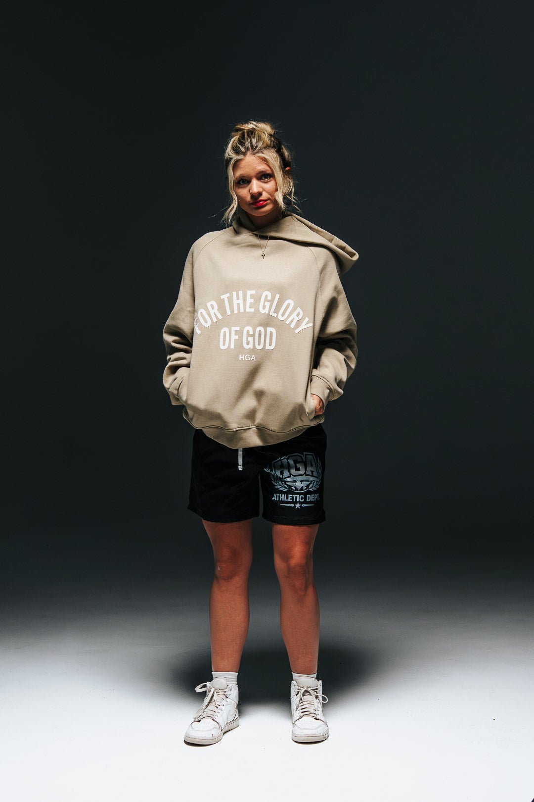 HGA Eagle Comfort Hoodie - (Tan) - Hoodie