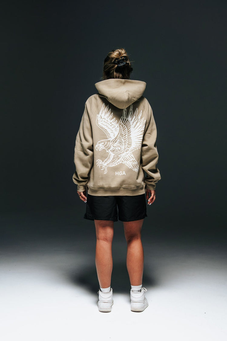 HGA Eagle Comfort Hoodie - (Tan) - Hoodie