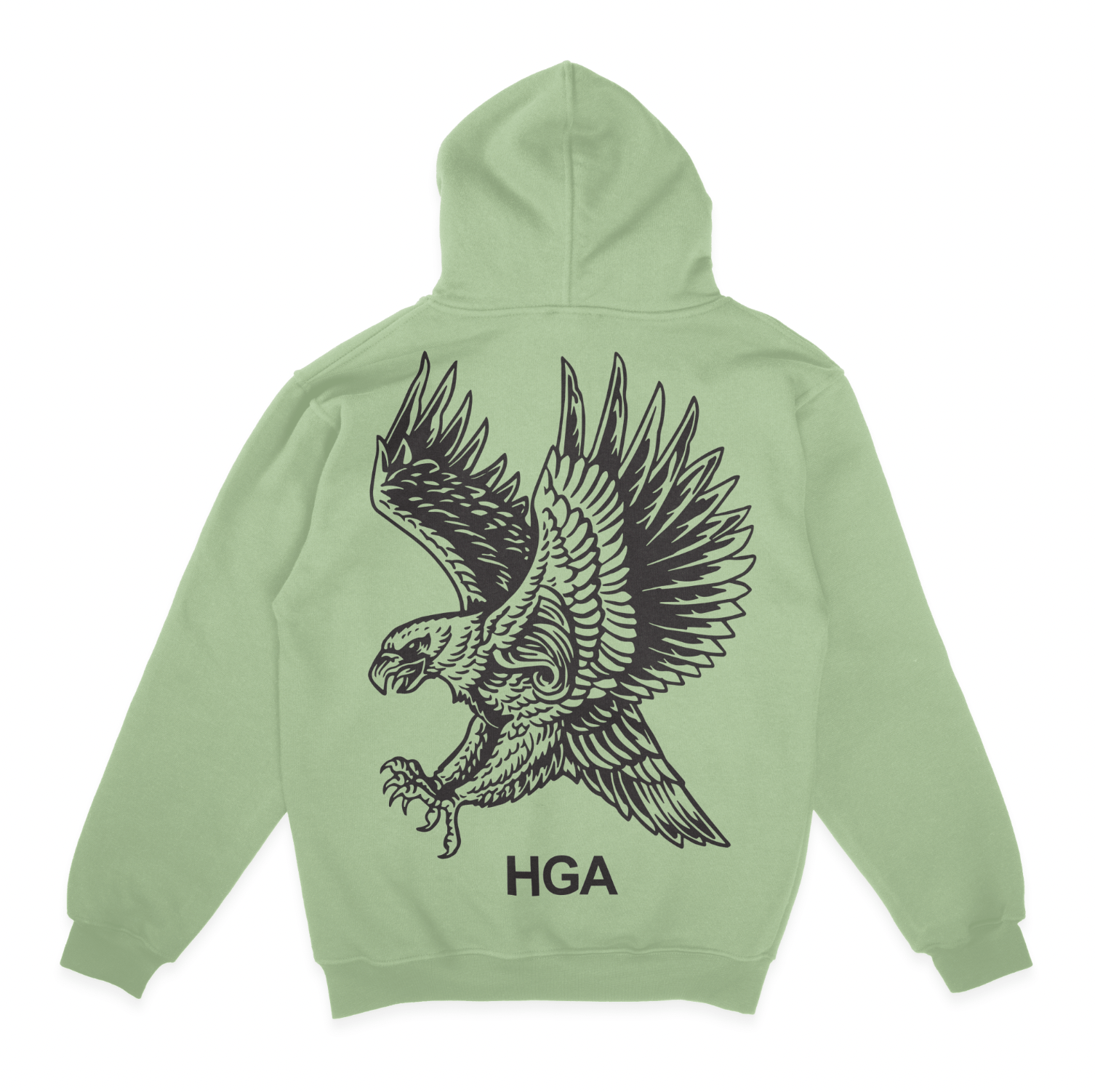 HGA Eagle Urban Hoodie - (Oil Green) - 