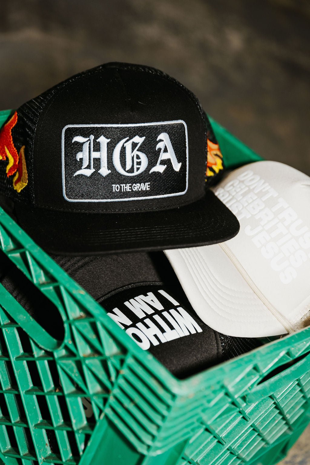 HGA Flame Trucker Hat - Hats