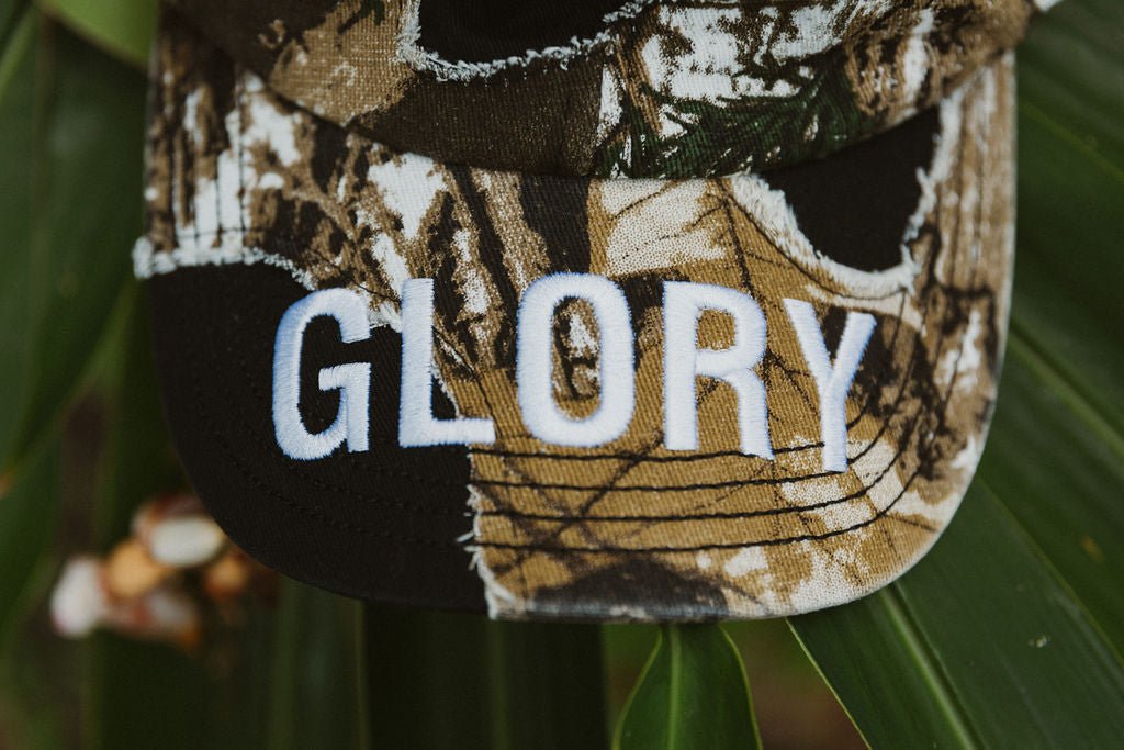 HGA Glory Destroyed Strapback Hat (black/camo) - Hats