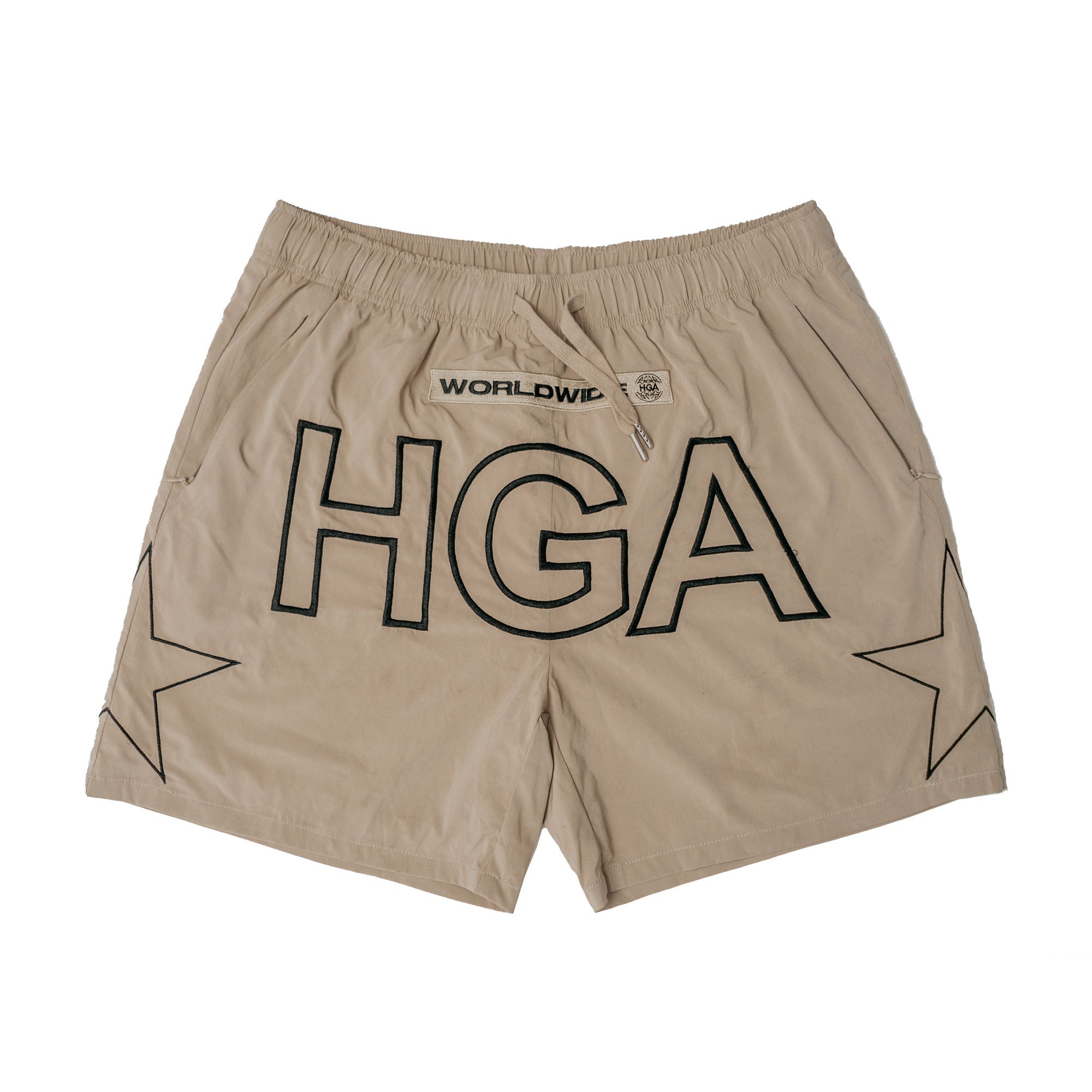 HGA Stitched Shorts - (Beige) - 
