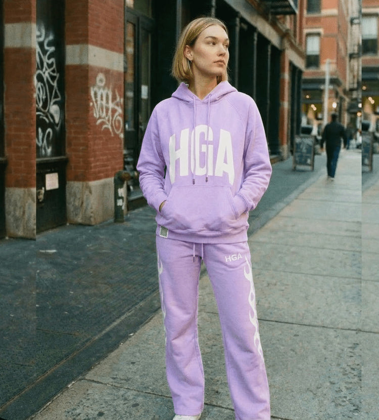 HGA Womens' Purple Sweatpants - 