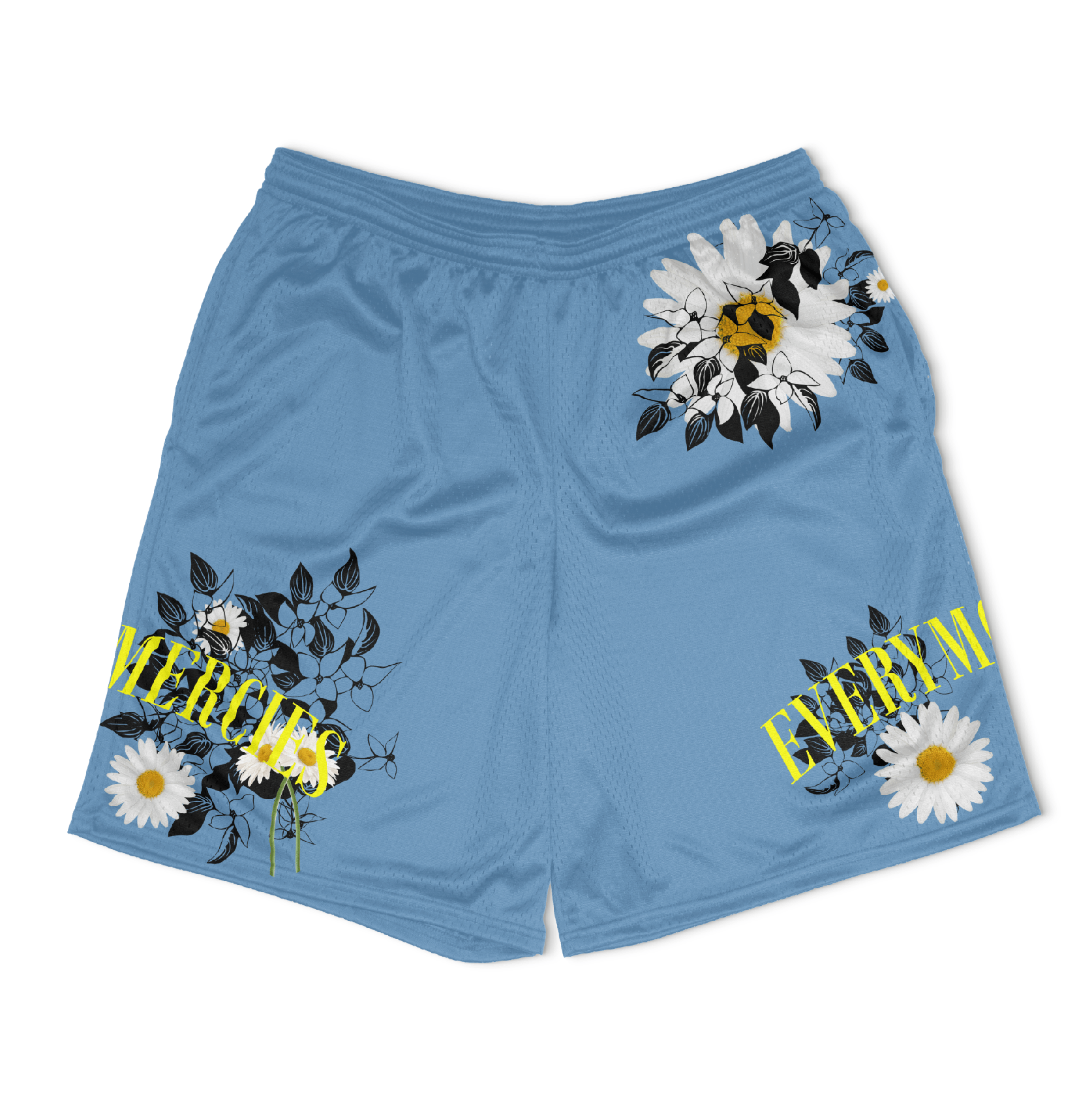 New Mercies Basketball Shorts - (Light Blue) - 