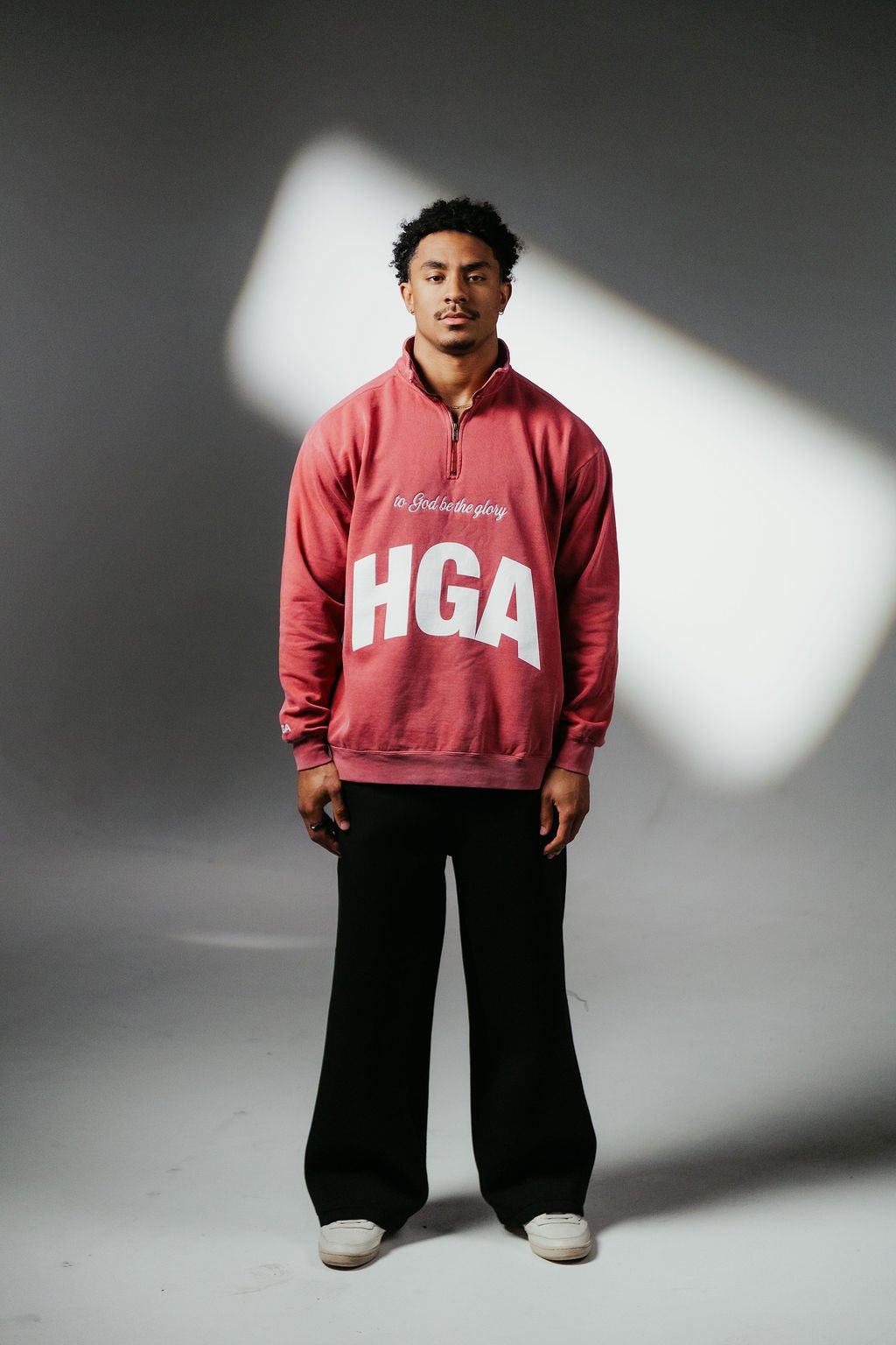 No Other King Quarter - Zip (Crimson) - Windbreaker