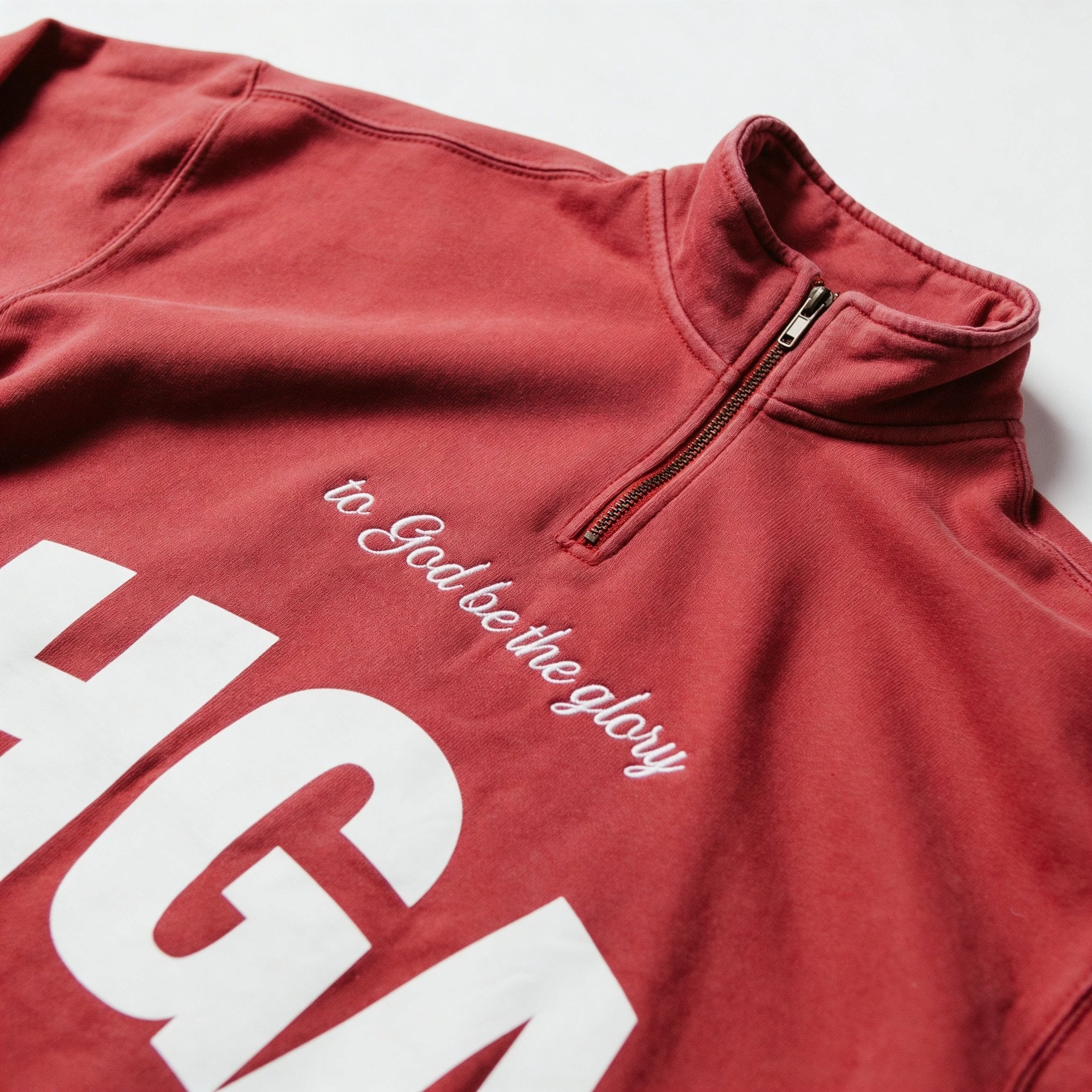 No Other King Quarter - Zip (Crimson) - Windbreaker