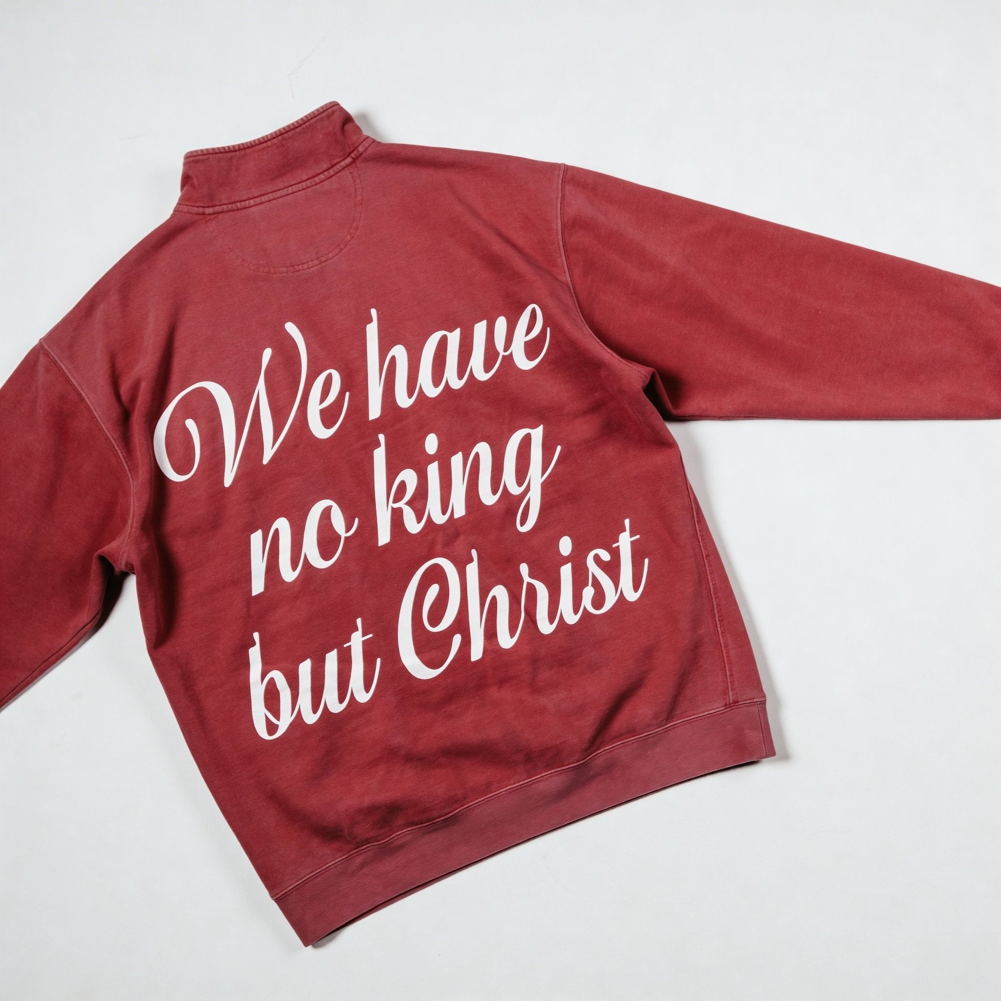 No Other King Quarter - Zip (Crimson) - Windbreaker