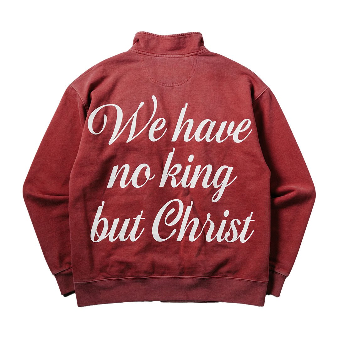 No Other King Quarter - Zip (Crimson) - Windbreaker