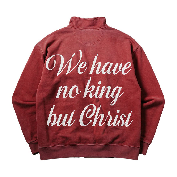 No Other King Quarter - Zip (Crimson) - Windbreaker