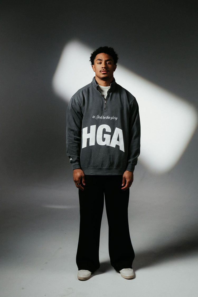 No Other King Quarter - Zip (Pepper) - Windbreaker