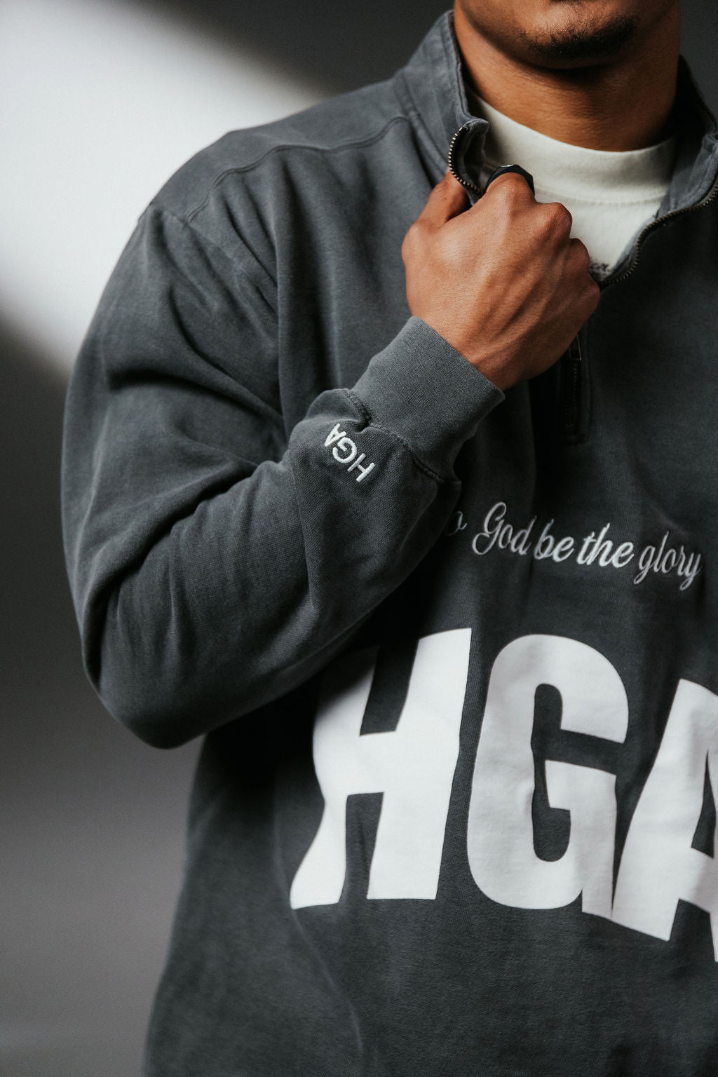 No Other King Quarter - Zip (Pepper) - Windbreaker