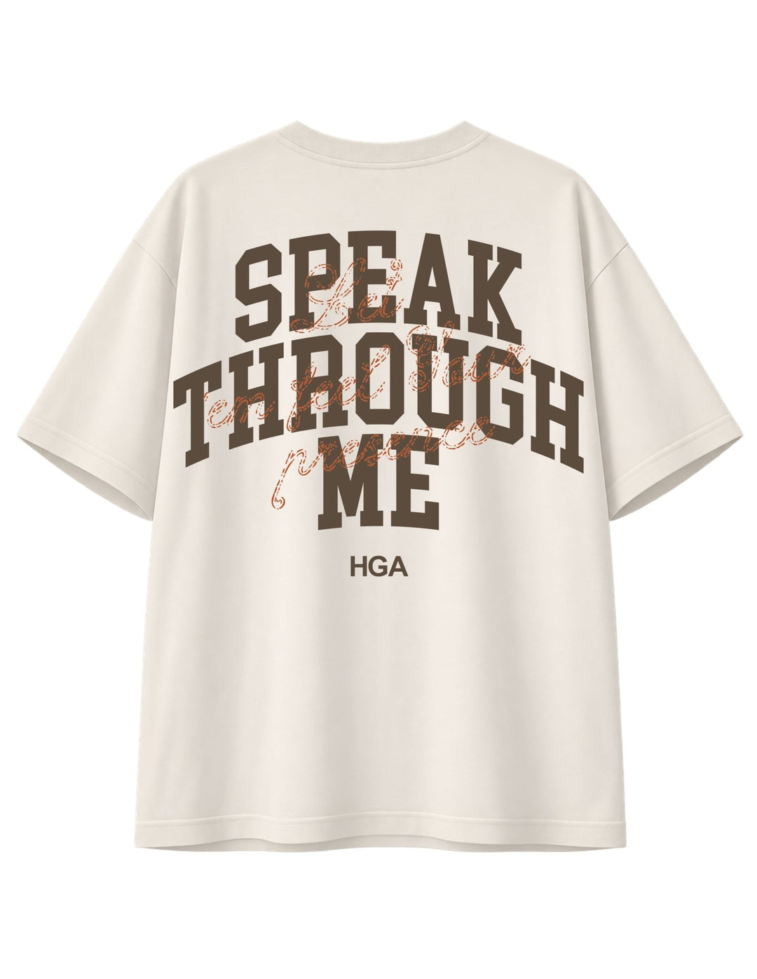 Speak Through Me Tee - Tan -