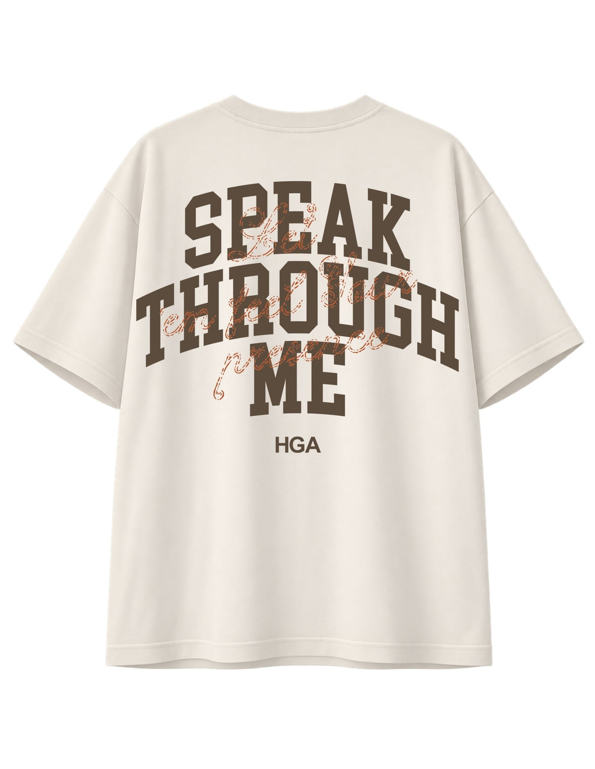 Speak Through Me Tee - Tan -