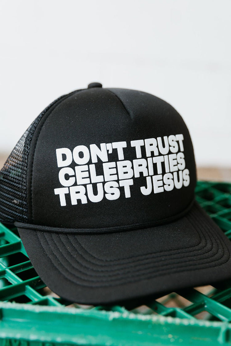 Trust Jesus Trucker Hat (black) - Hats