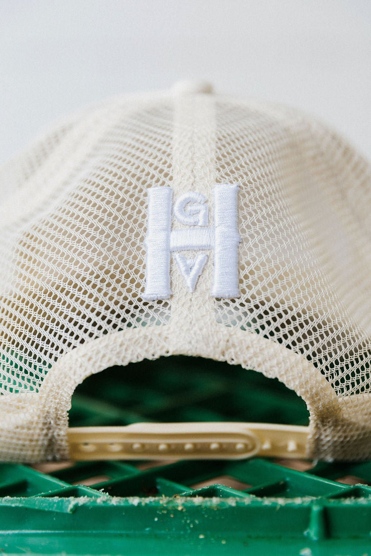 Trust Jesus Trucker Hat (cream) - Hats