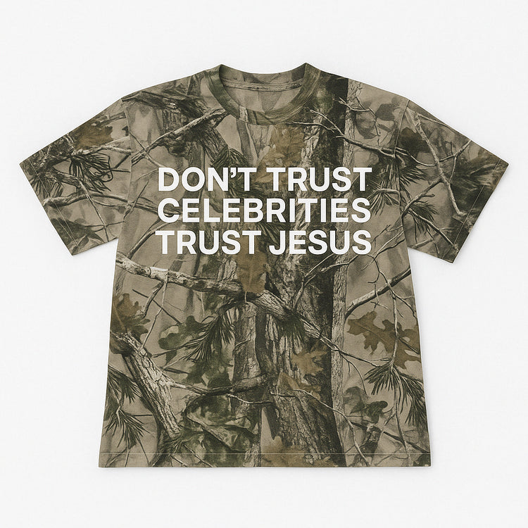 Trust Jesus Vintage Camo Tee - 