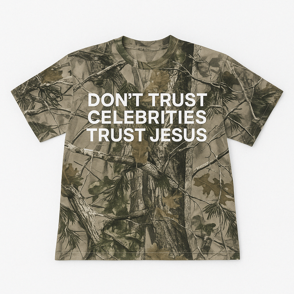 Trust Jesus Vintage Camo Tee - 